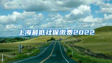 上海最低社保缴费2022