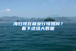 海归现在就业行情如何？看下这组大数据