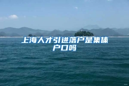 上海人才引进落户是集体户口吗