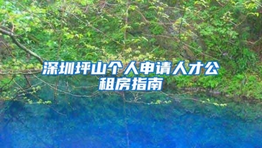 深圳坪山个人申请人才公租房指南