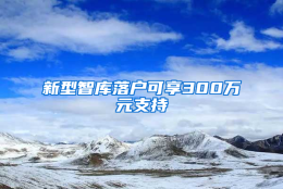 新型智库落户可享300万元支持