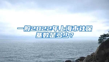 一般2022年上海市社保基数是多少？