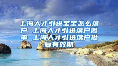 上海人才引进宝宝怎么落户 上海人才引进落户概率 上海人才引进落户批复有效期