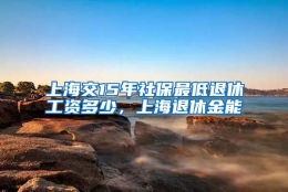 上海交15年社保最低退休工资多少，上海退休金能