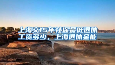 上海交15年社保最低退休工资多少，上海退休金能