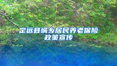 定远县城乡居民养老保险政策宣传