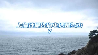 上海社保咨询电话是多少？