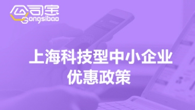 上海科技型中小企业优惠政策(上海科技型中小企业补贴)