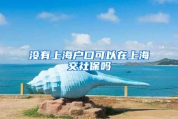 没有上海户口可以在上海交社保吗