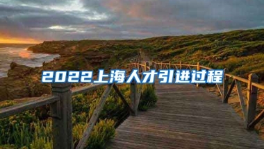 2022上海人才引进过程