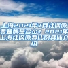 上海2021年7月社保缴费基数是多少？2021年上海社保缴费比例具体介绍