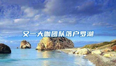 又一大咖团队落户罗湖