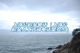 上海公积金电话（上海公积金人工咨询电话是多少）