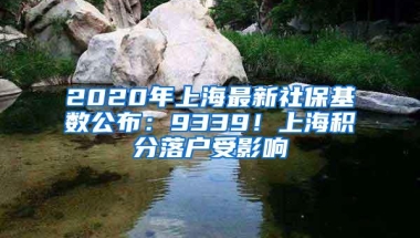 2020年上海最新社保基数公布：9339！上海积分落户受影响