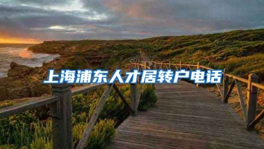 上海浦东人才居转户电话