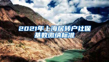 2021年上海居转户社保基数缴纳标准