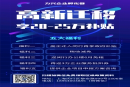 补贴高达25万！2021年上海高新技术企业认定和迁移