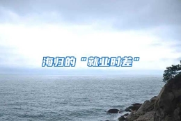 海归的“就业时差”