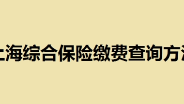 上海综合保险可以转社保吗？上海综合保险怎么领取？上海综合保险缴费查询方法