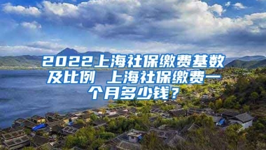 2022上海社保缴费基数及比例 上海社保缴费一个月多少钱？