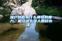 深户到底有什么神奇的魔力，能让这么多人想尽办法入？