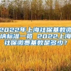 2022年上海社保基数缴纳标准一览 2022上海社保缴费基数是多少？