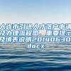 大连市引进人才落户申请及办理流程图、重要提示及填表说明20140630.docx