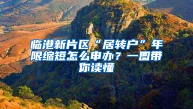 临港新片区“居转户”年限缩短怎么申办？一图带你读懂→