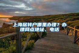 上海居转户哪里办理？办理网点地址、电话