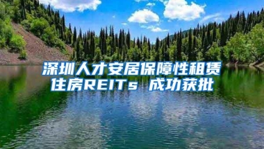 深圳人才安居保障性租赁住房REITs 成功获批