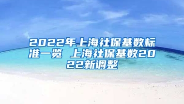 2022年上海社保基数标准一览 上海社保基数2022新调整