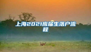 上海2021应届生落户流程