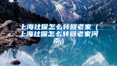 上海社保怎么转回老家（上海社保怎么转回老家河南）