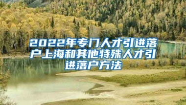 2022年专门人才引进落户上海和其他特殊人才引进落户方法