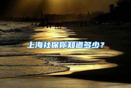 上海社保你知道多少？