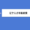 辽宁人才补贴政策及申请流程领取方法