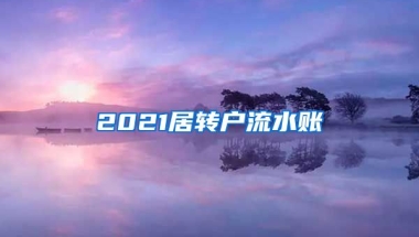 2021居转户流水账