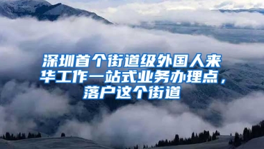 深圳首个街道级外国人来华工作一站式业务办理点，落户这个街道