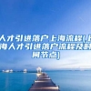 人才引进落户上海流程(上海人才引进落户流程及时间节点)