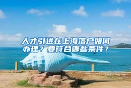 人才引进在上海落户如何办理？要符合哪些条件？