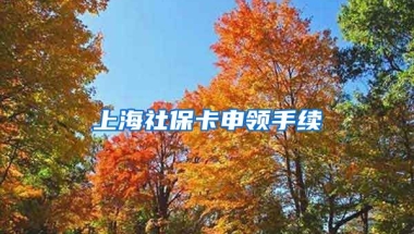 上海社保卡申领手续