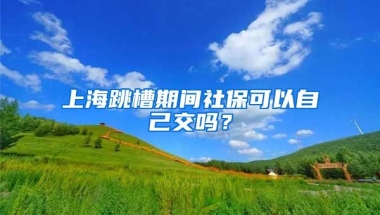 上海跳槽期间社保可以自己交吗？