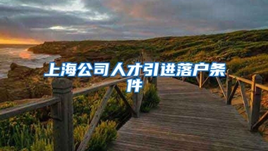 上海公司人才引进落户条件