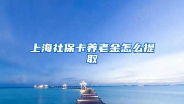 上海社保卡养老金怎么提取