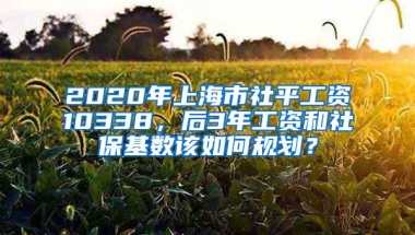 2020年上海市社平工资10338，后3年工资和社保基数该如何规划？