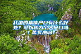 我国的集体户口有什么好处？可以转为个人户口吗？能买房吗？