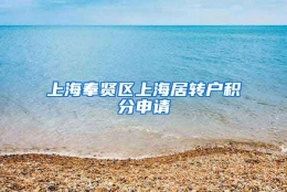 上海奉贤区上海居转户积分申请