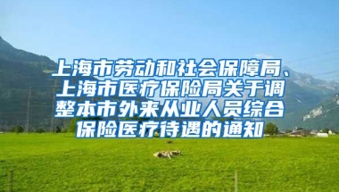 上海市劳动和社会保障局、上海市医疗保险局关于调整本市外来从业人员综合保险医疗待遇的通知