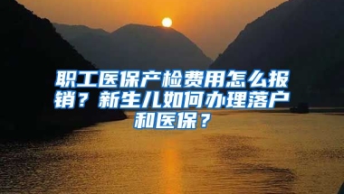 职工医保产检费用怎么报销？新生儿如何办理落户和医保？