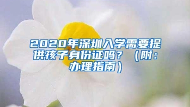 2020年深圳入学需要提供孩子身份证吗？（附：办理指南）